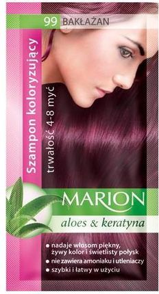 marion szampon koloryzujący w saszetce paleta kolorów