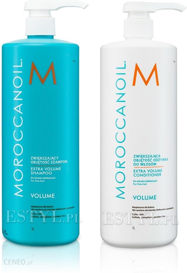 moroccan extra volume szampon i odzywka opinie