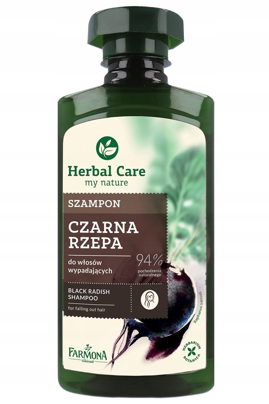 herbal care szampon czarna rzepa ezebra