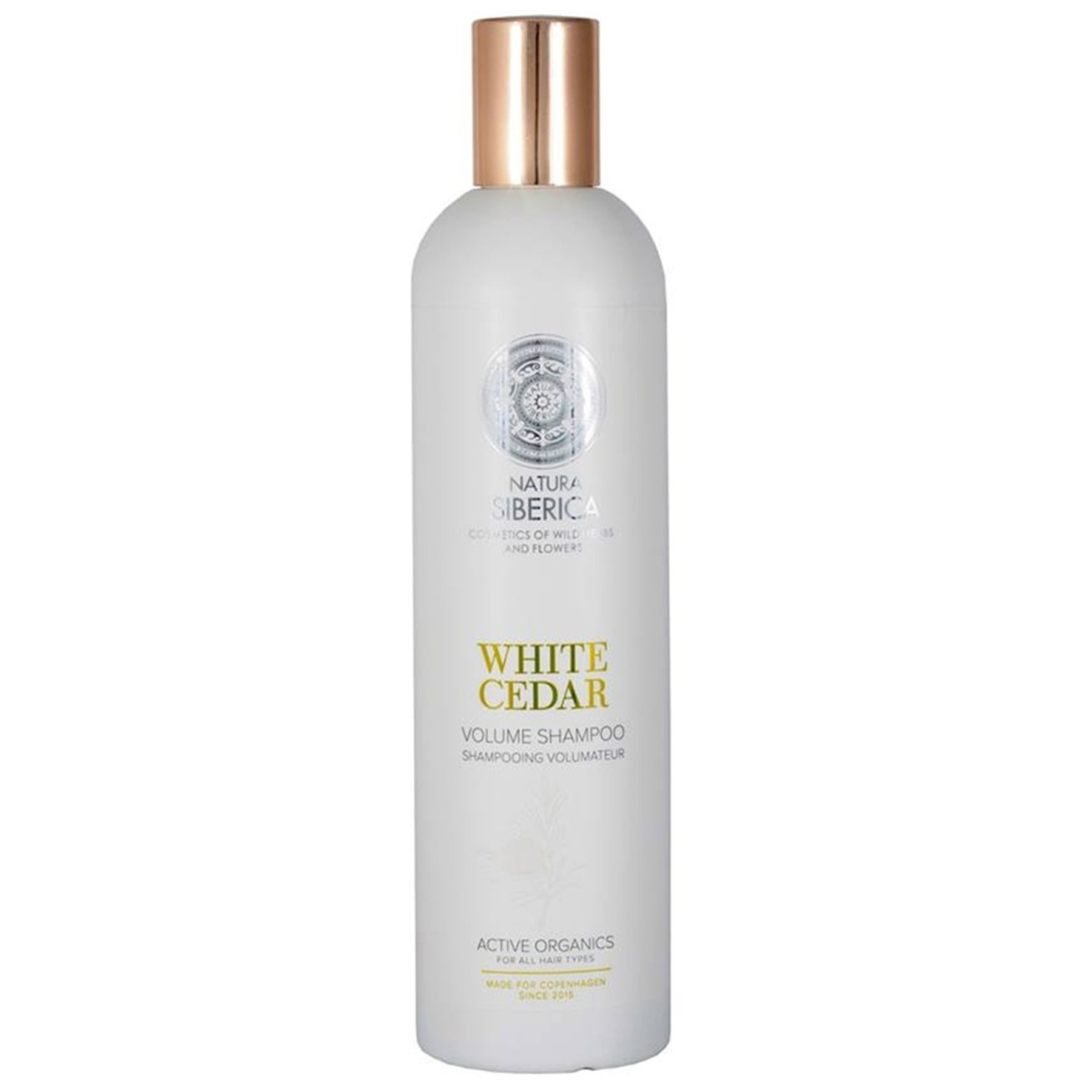 natura siberica blanche szampon do włosów nadający objętość biały cedr