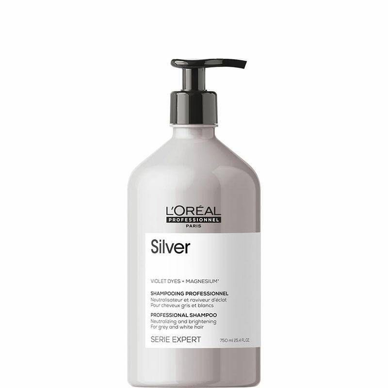 loreal silver szampon pielęgnacja włosów siwych i rozjaśnionych 500 ml