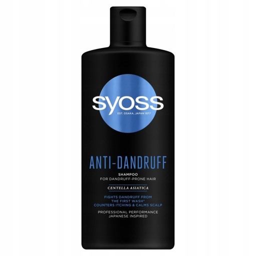 syoss anti-dandruff szampon do włosów z łupieżem classic clean