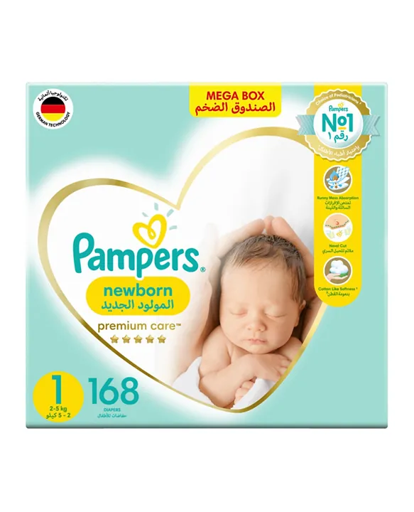 pampers mega box newborn