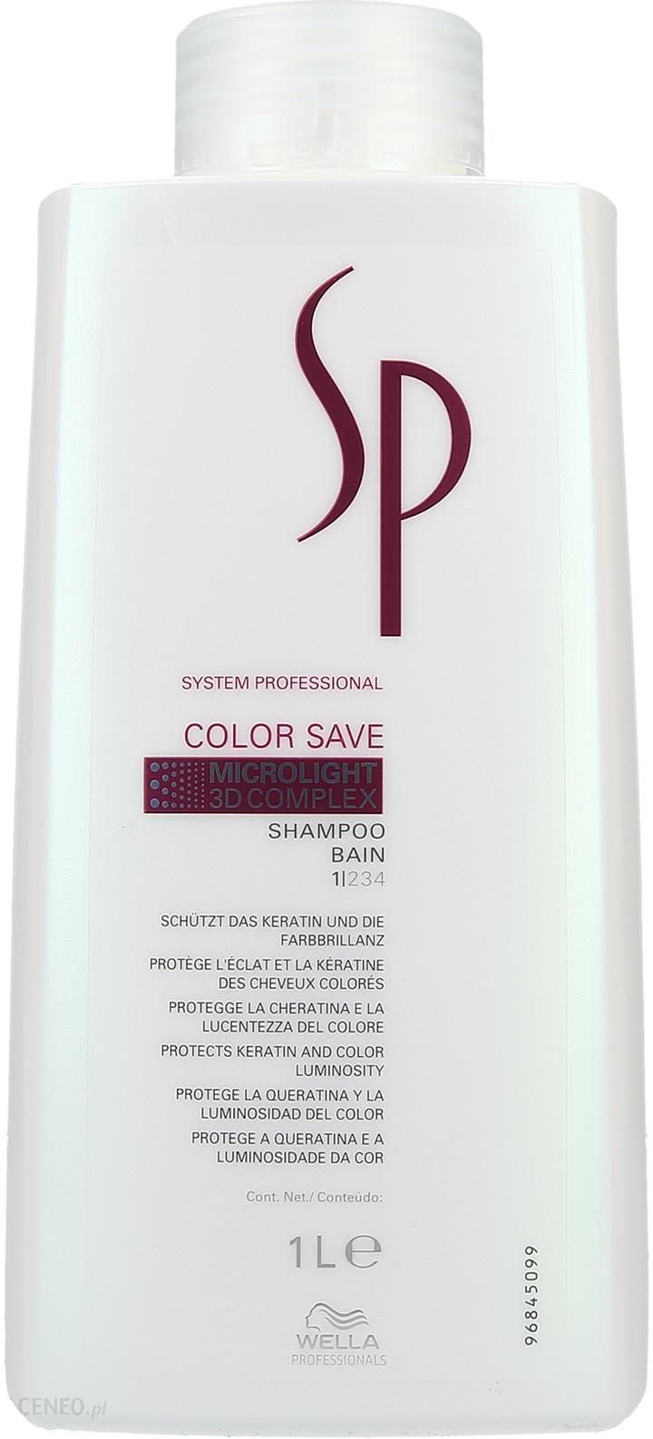 wella sp color save szampon do włosów farbowanych 1000ml aplikator