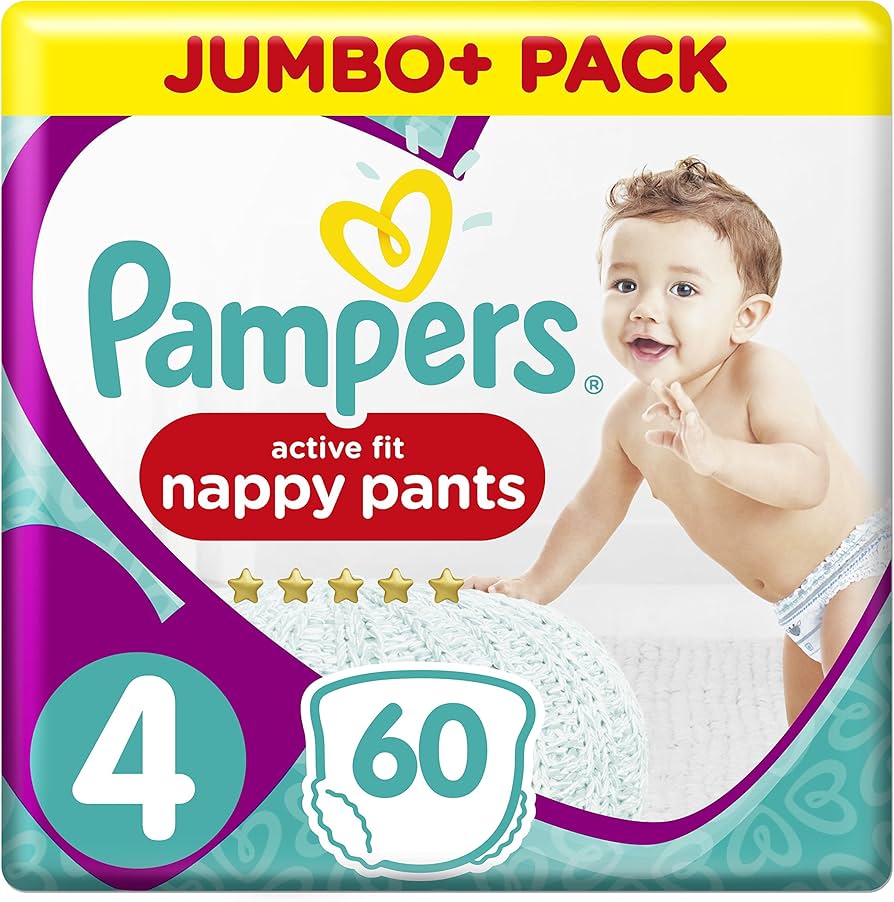 pampers active fit size 4 nappy pants