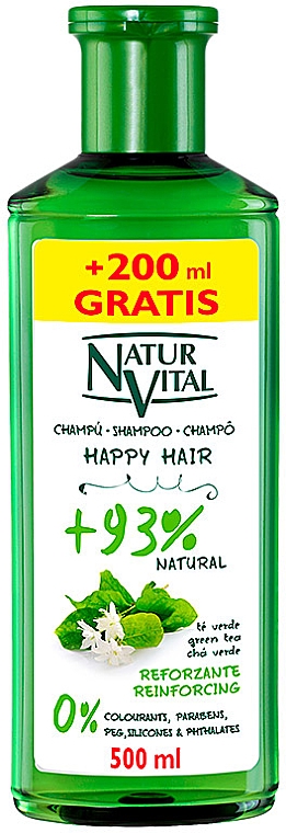 szampon natur vital z zieloną herbatą