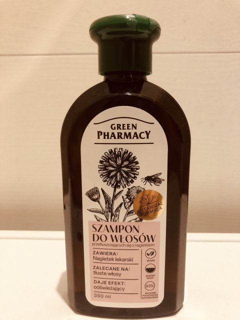 green pharmacy szampon nagietek lekarski włosy normalne przetłuszczające się