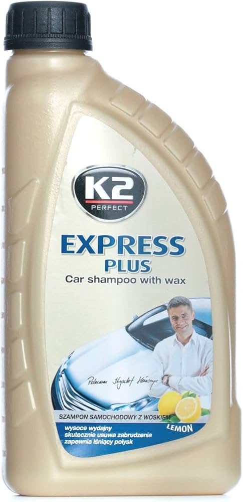 k2 express plus szampon samochodowy z woskiem 1 litr k141