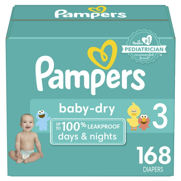 pampers size 3 204 pack