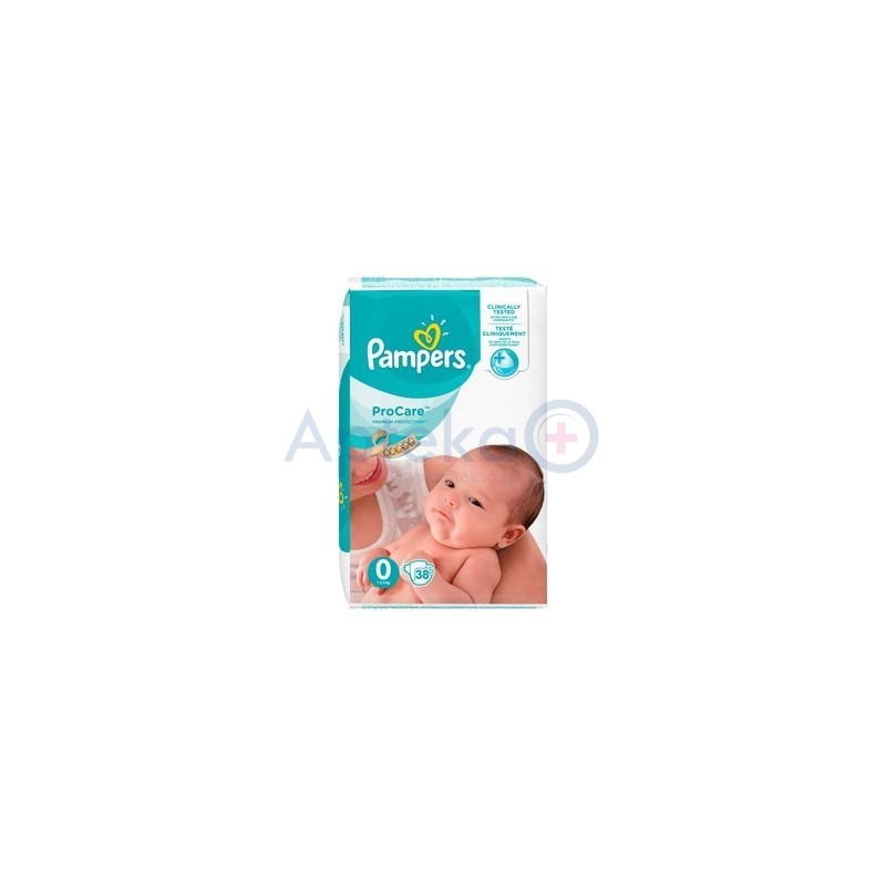 pampers 0 38 sztuk