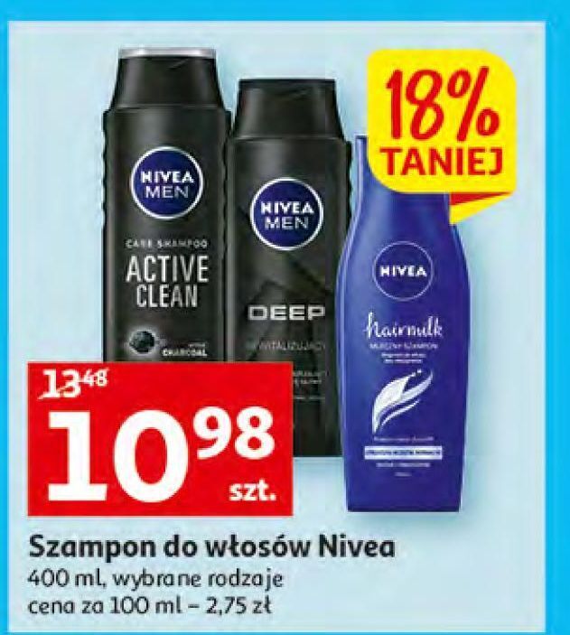 nivea active clean szampon auchan