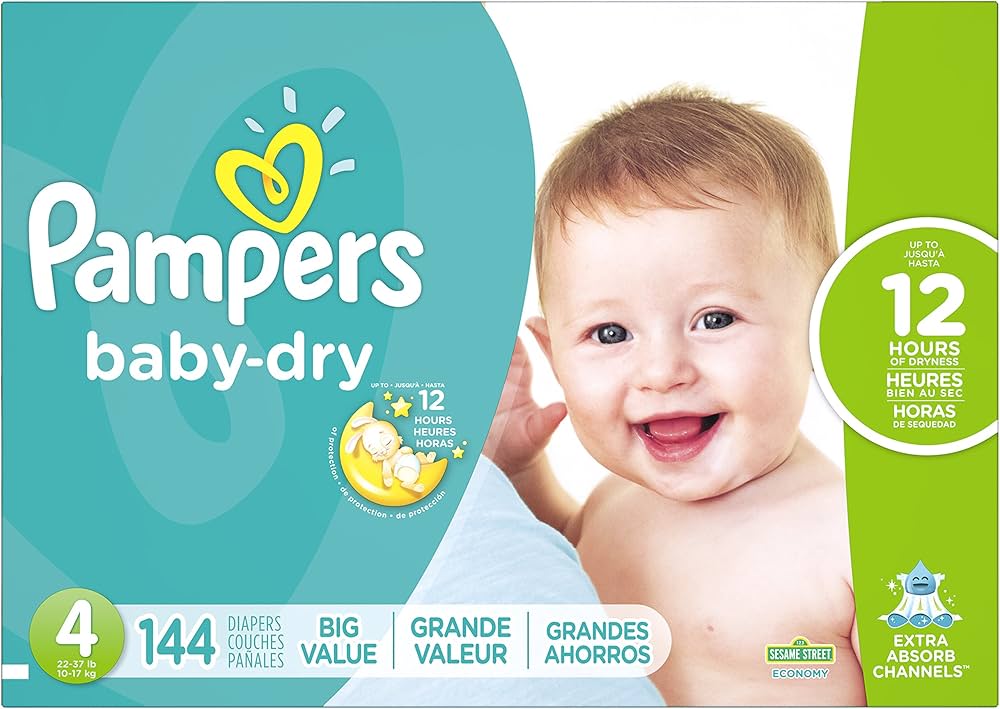 pampers new baby dry 144 cena