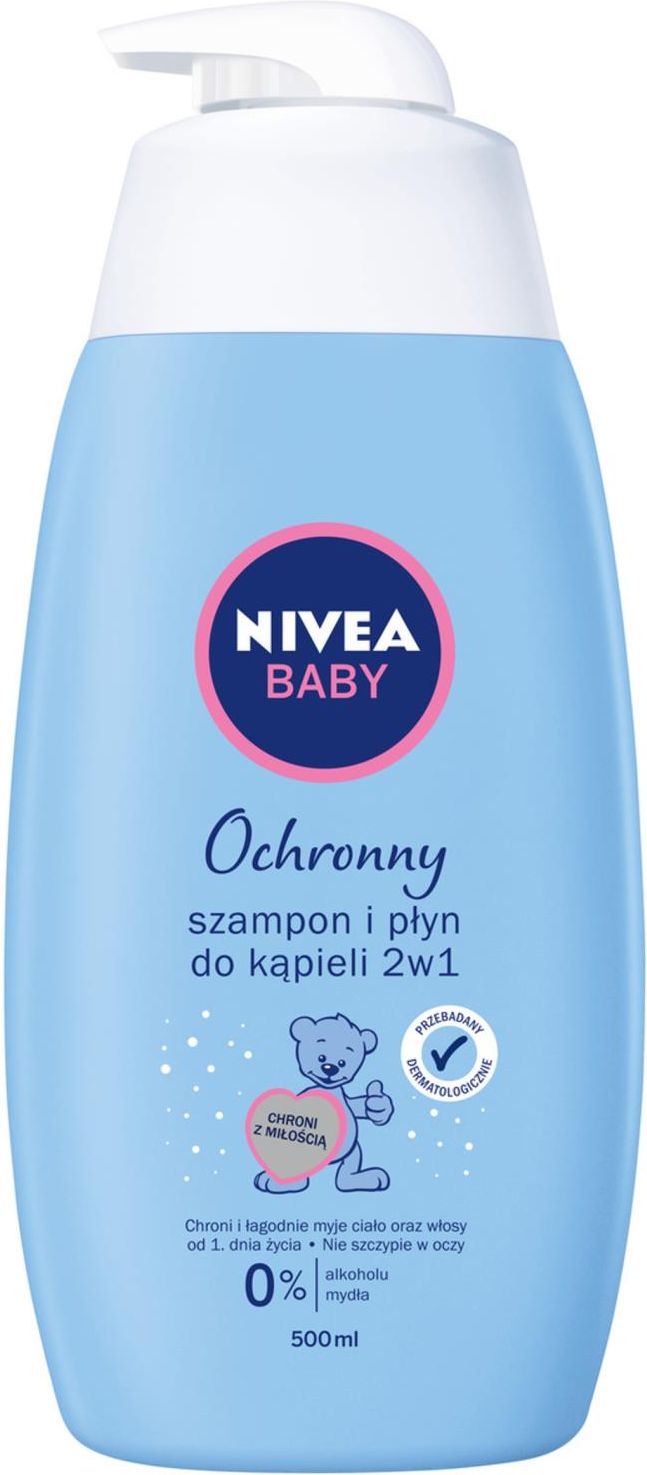 szampon i płyn do kąpieli nivea 2w1