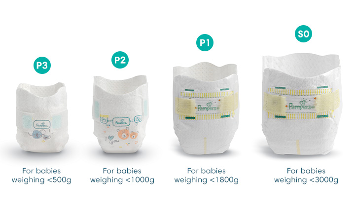 pampers preemie protection p3