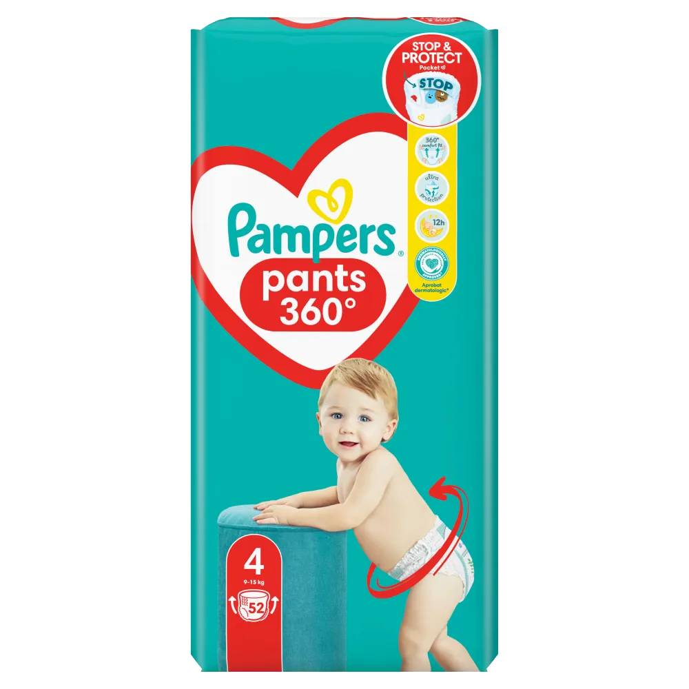 pampers pants 52 szt