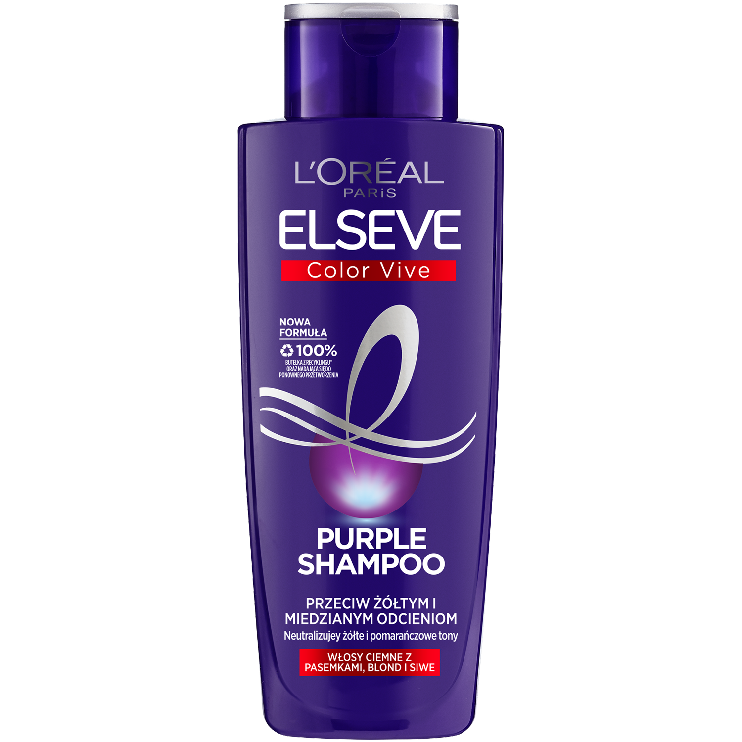 fioletowy szampon do włosów