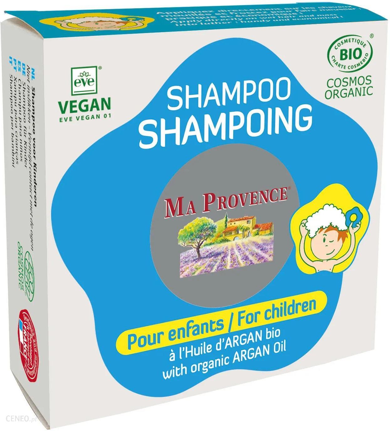 ma provance szampon organiczny do włosów dla dzieci w kostce