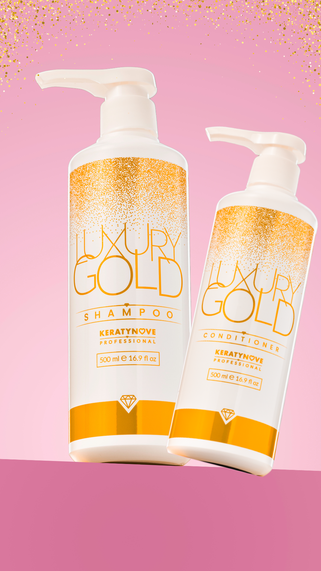 szampon i odżywka gold luxury