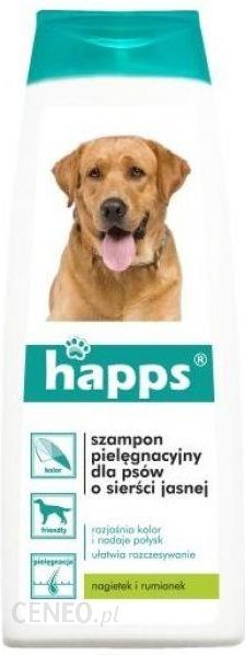 happs szampon pielęgnacyjny dla psów o jasnej sierści opinie