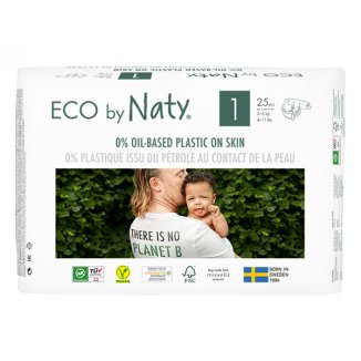 naty ekologiczne pieluszki jednorazowe newborn 2-5 kg 26 szt