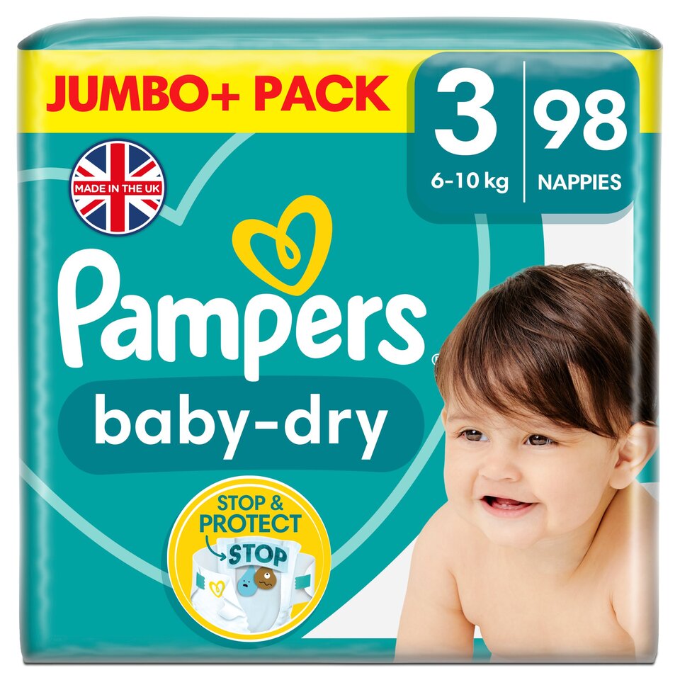 pampers active baby dry 3 68 szt tesco