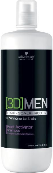 schwarzkopf 3dmen szampon na porost włosów dla mężczyzn 1000ml