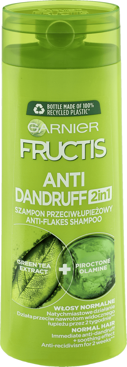 garnier fructis przeciwłupieżowy szampon wzmacniający2 w 1 szanpon