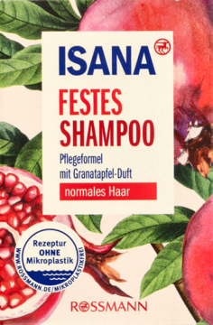 isana szampon do włosów w kostce