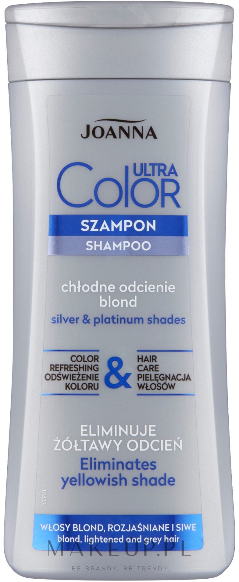 szampon do siwych włosów zeby nie zolkly joanna mrozny kolor
