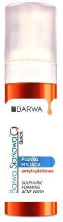 barwa siarkowa quick pianka do twarzy 150 ml