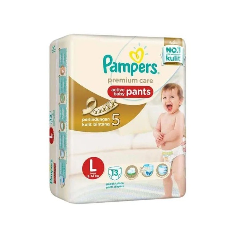 1 active baby premium care pampers