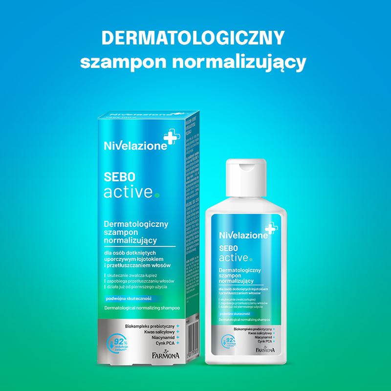 szampon dermatologiczny z siarczanami niebieski