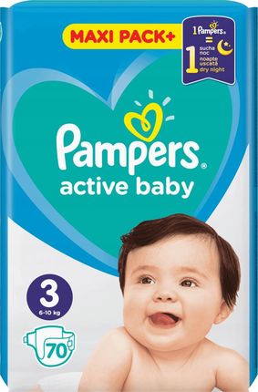 pieluchy pampers active baby 70 szt