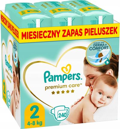 pampers pieluchy premium care 2 mini 240 sztuk