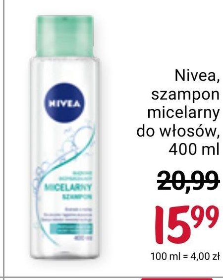 nawilżający szampon micelarny nivea rossmann