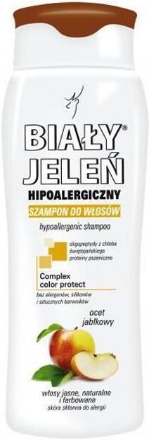 biały jeleń hipoalergiczny szampon do włosów jasnych blond 300ml