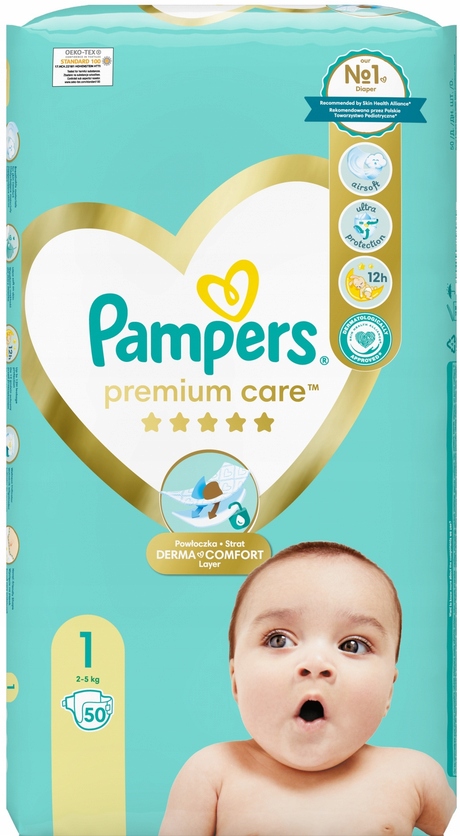 pampers premium care 1 z czego sa