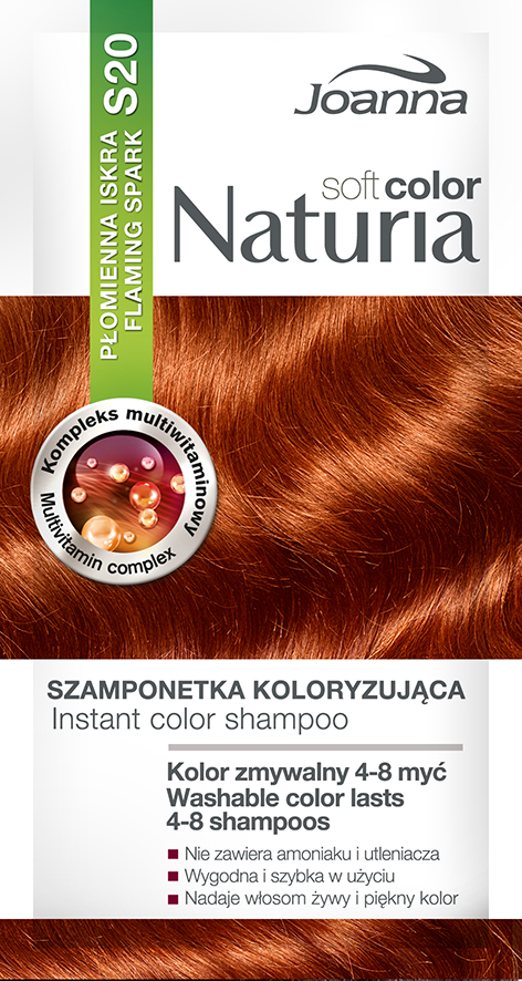 szampon koloryzujący saszetka joanna soft color naturia