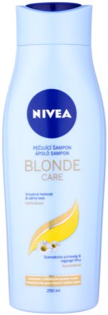 nivea brilliant blonde szampon do włosów blond