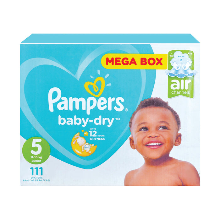 mega paka pampers active baby dry 5