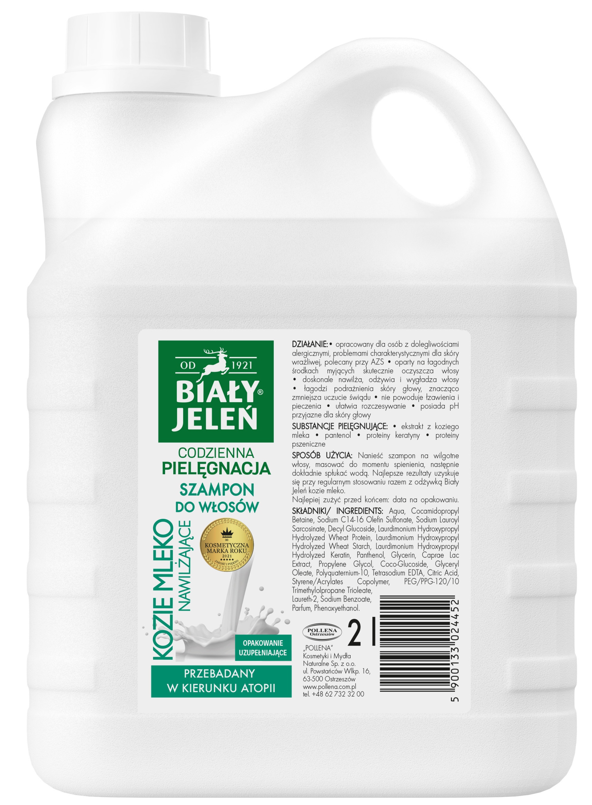 biały jeleń szampon z kozim mlekiem 300ml