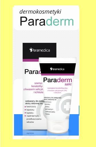 paraderm salic szampon keratolityczny z kwasem salicylowym i ichtiolem 150g