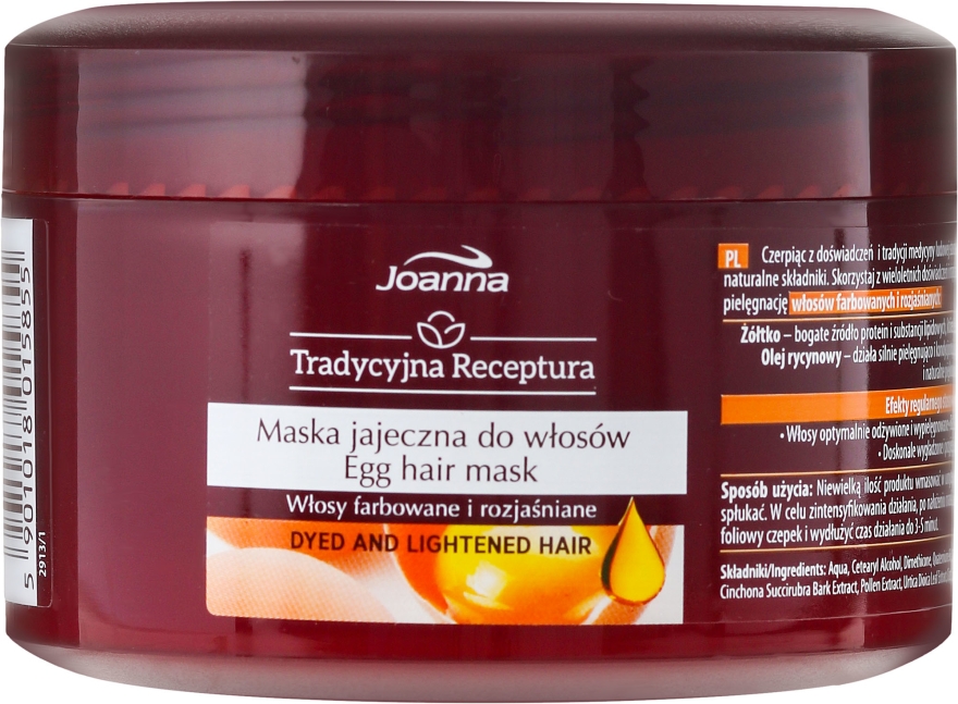 joanna tradycyjna receptura żółtko i olej rycynowy odżywka do włosów