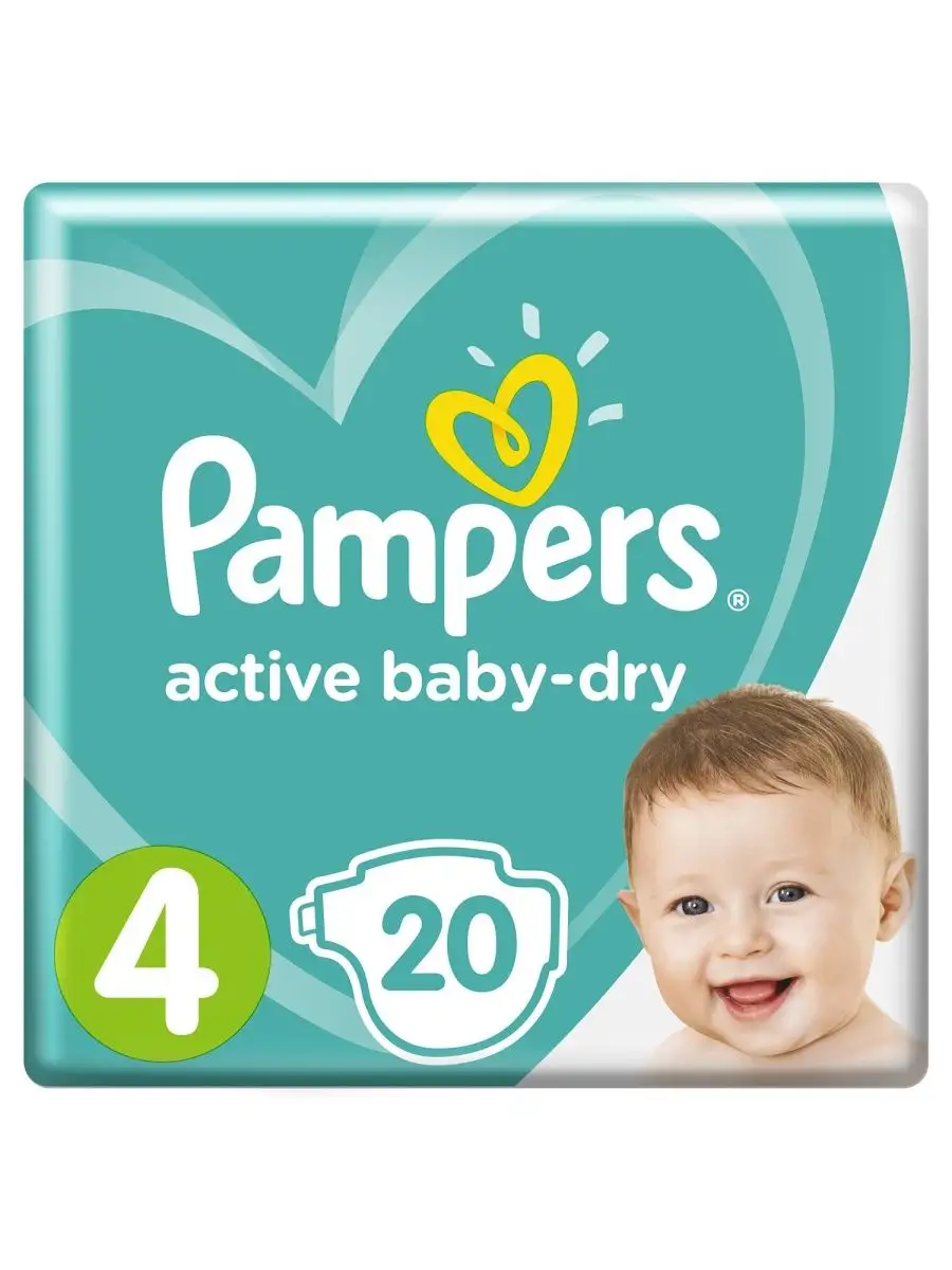 pampers active baby dry 4
