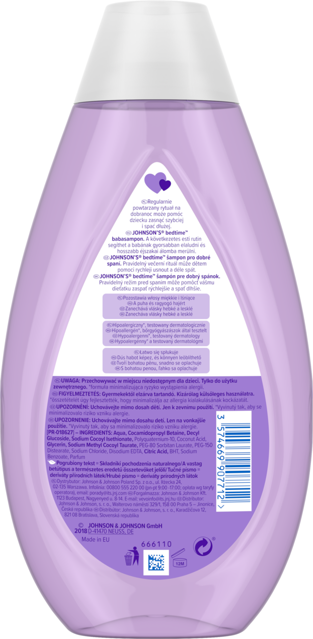 szampon johnson baby z ekstratem z lawendy rossmann