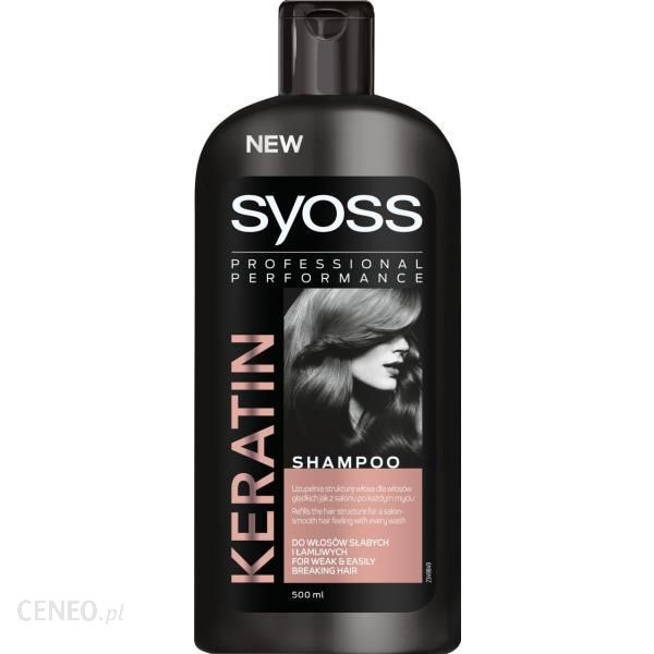syoss keratin hair perfection szampon do włosów suchych bez energii