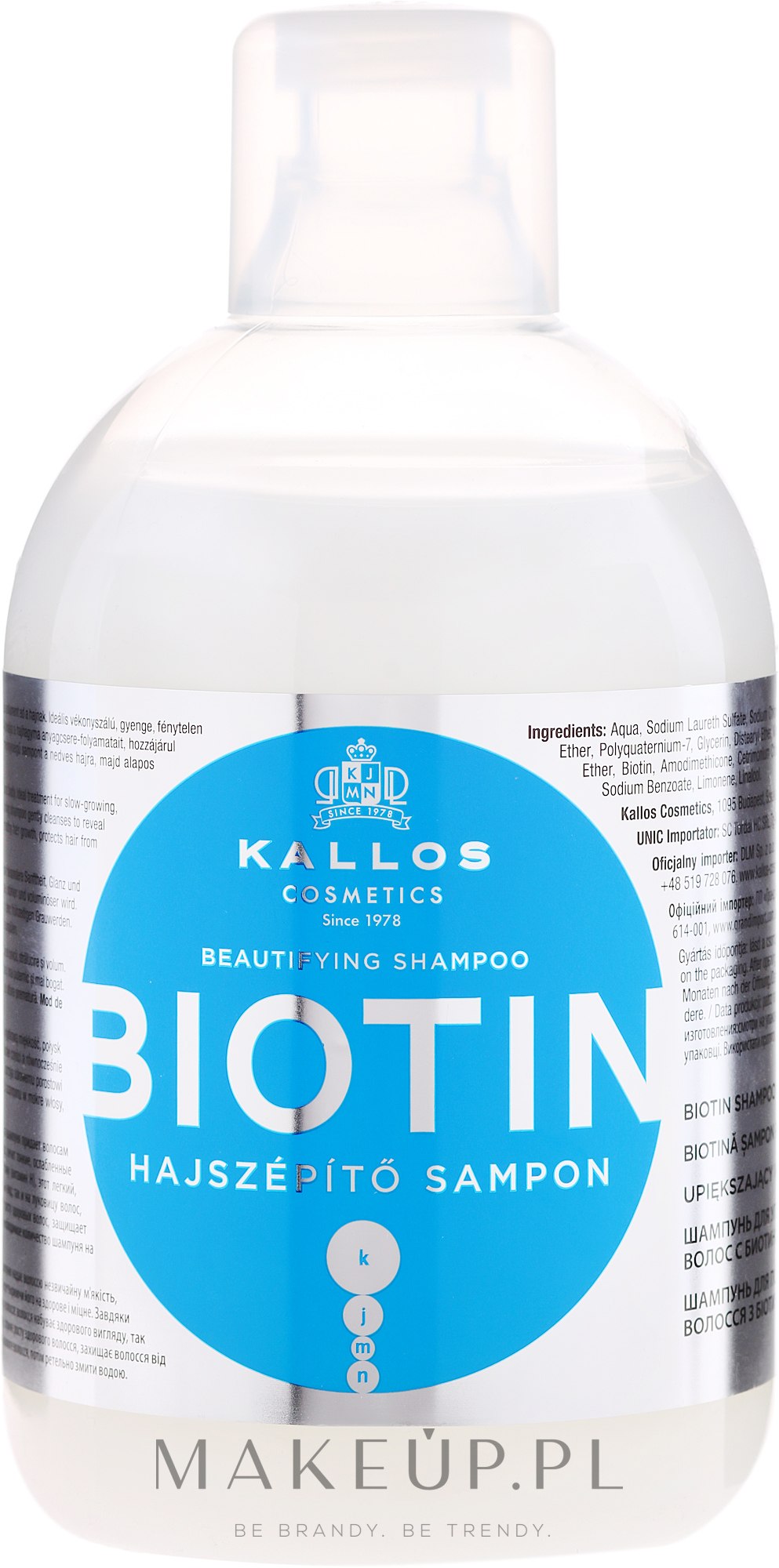kallos biotin szampon opinie