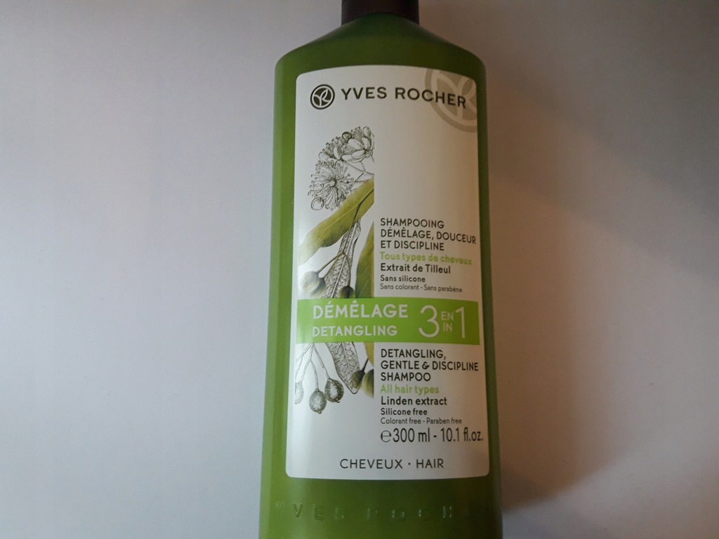 szampon ułatwiający rozczesywanie włosów yves