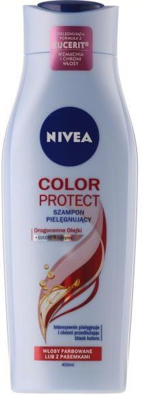 nivea color protect szampon chroniący kolor włosy farbowane 400 ml