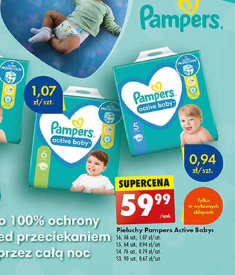 biedronka pieluchy pampers